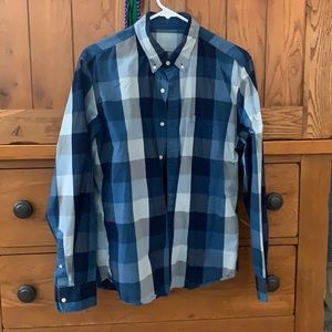 J Crew button checkered button down